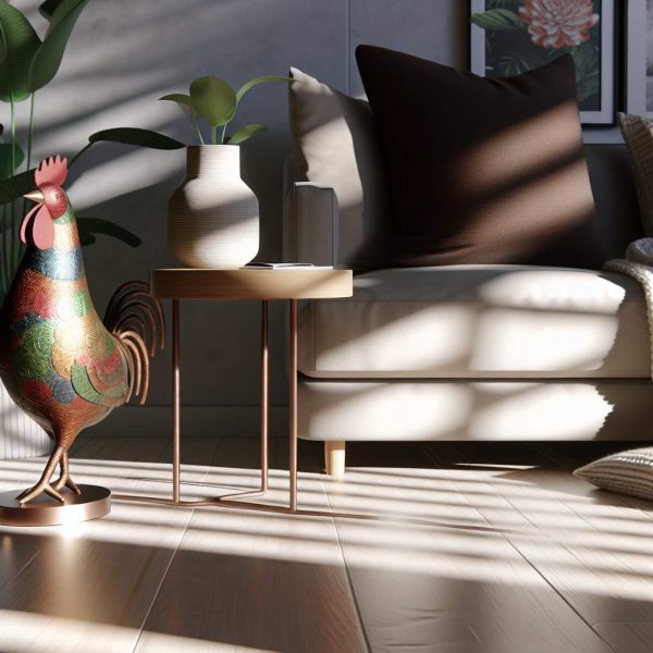 Décoration unique: adoptez la poule décorative !