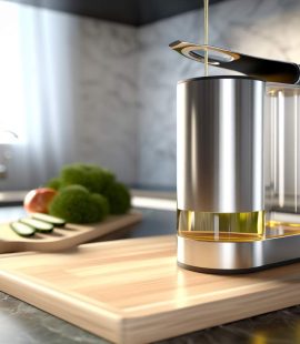 Huilier sans goutte: l'atout propreté en cuisine